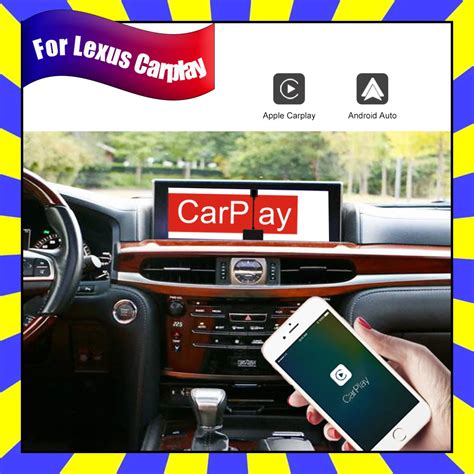 Wireless Apple CarPlay Android Auto Car Upgrade Screen For Lexus Lx570