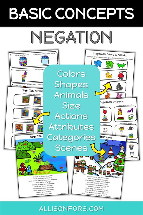 Negation Activities For Speech Therapy Printable Ready To Use