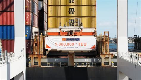 Victoria International Container Terminal Reaches 5 Million TEUs