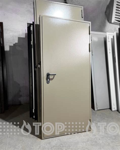 Однопольная глухая противопожарная дверь ДМП-1