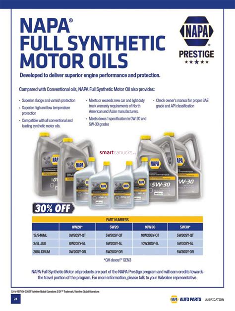 napa online flyer 11