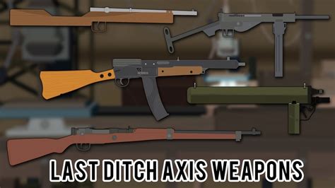 Last Ditch Axis Weapons Youtube