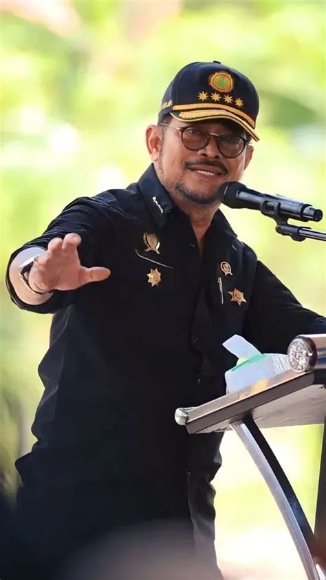 Dikabarkan Jadi Tersangka KPK Segini Harta Kekayaan Mentan Syahrul