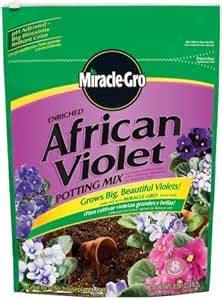 Amazon Miracle Gro 0044607 323 African Violet Potting Mix 8