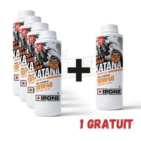 Pack Ipone Huile Moteur Katana Off Road W Gratuit Pour Beta