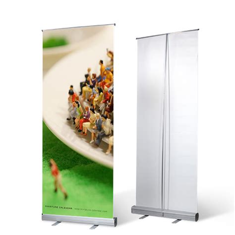 Promotional Roll Up Banner Standee For Advertisement Aluminium Roll Up