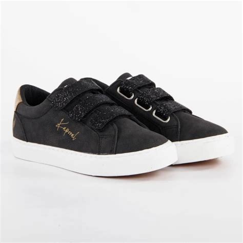 Basket Kaporal Tippy Black Noir Femme Noir Cdiscount Chaussures