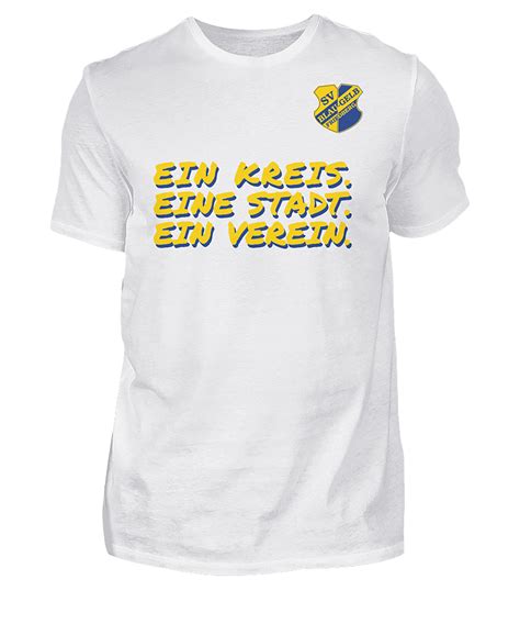 Sv Blau Gelb Friedberg T Shirt Un Club Blanc Boutique De Fans Club