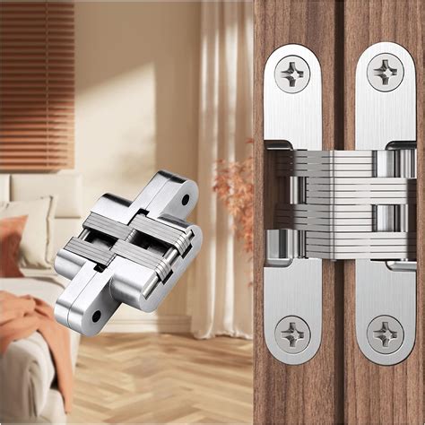 YIDELAI Hidden Hinges 1 Pair Zinc Alloy Invisible Hinge Hidden