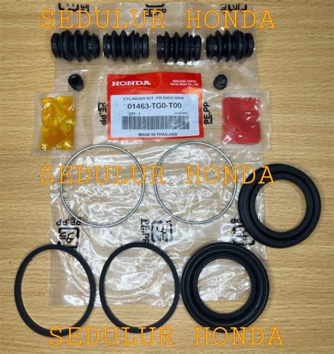 KIT CALIPER KARET KALIPER SEAL SIL PISTON REM RODA DEPAN JAZZ GE8 GK5