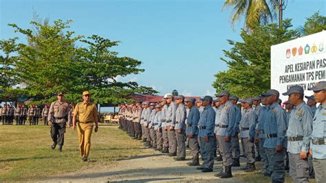 Apel Kesiapan Dan Pergeseran Pasukan Pengamanan TPS Pemilu