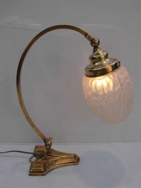 Adjustable Desk Lamp Art Nouveau Bronze Glass Globe 1910 Catawiki