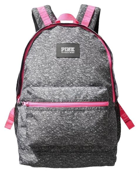 Pink Pink Victoria Secret Logo And Campus Grey Backpack Vs Pink Backpack Sequin Backpack Tote