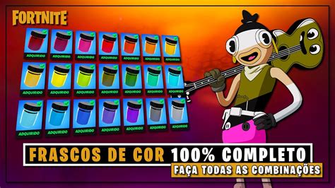 TODOS OS FRASCOS DE COR Complete Os Estilos Do Peixotoon No Passe De