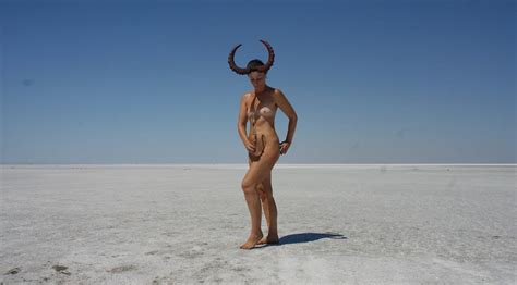 Standing Naked On The Salt Of The Salt Lake Elton Nude Pics Xhamster