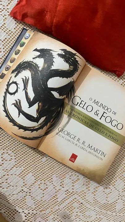 O Mundo de Gelo e Fogo livro ILUSTRADO Decorações Para Casa