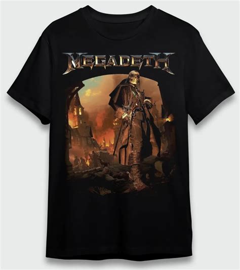 Camiseta Megadeth The Sick The Dying And The Dead Túnel Do Rock