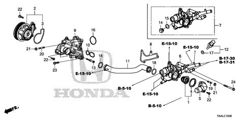 Honda Civic Thermostat Set Fuji Bellows Cooling Pump 06193 59B