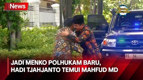 Usai Dilantik Jadi Menko Polhukam Hadi Tjahjanto Temui Mahfud Md