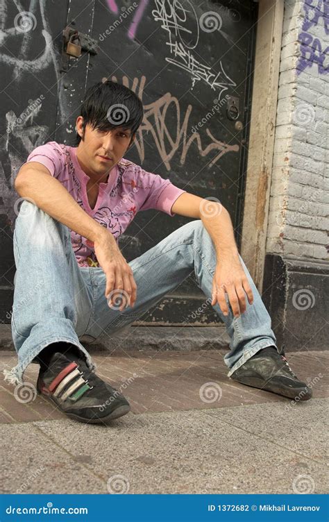 Bad guy stock photo. Image of dangerous, sitting, stare - 1372682