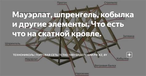 Мауэрлат, шпренгель, кобылка и другие элементы. Что есть что на скатной ...