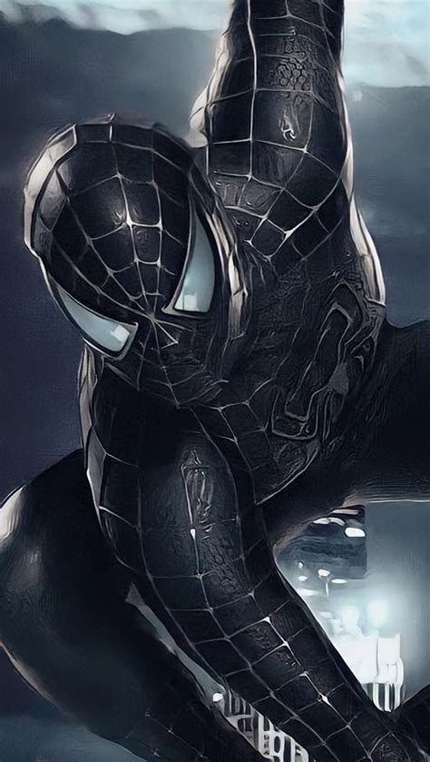 Spider Man Wallpaper 🕸 | Black spiderman, Spiderman black suit, Spider ...