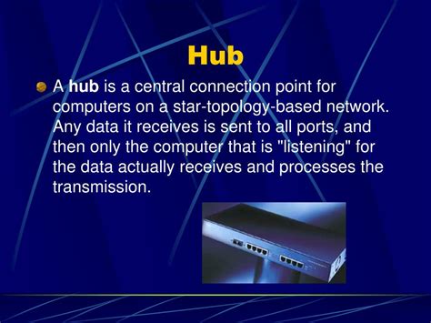 Ppt Networking Hardware Powerpoint Presentation Free Download Id