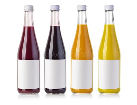 Juice Glass Bottle Stock Image Image Of Mock Juice 239692837