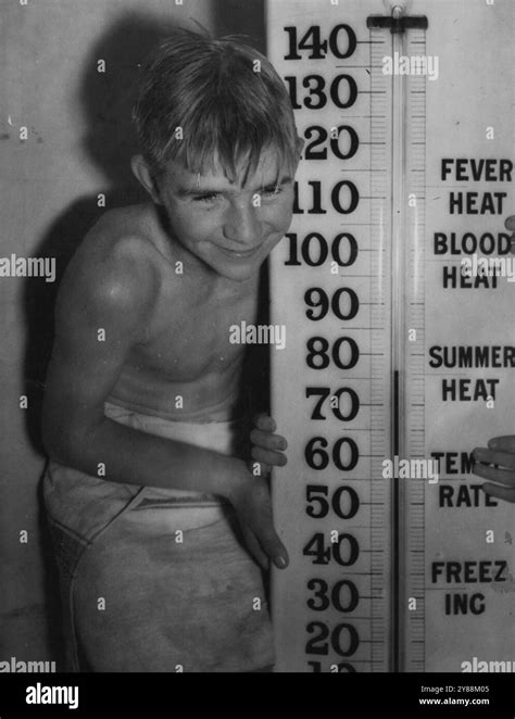 Hot Weather July 18 1938 Stock Photo Alamy