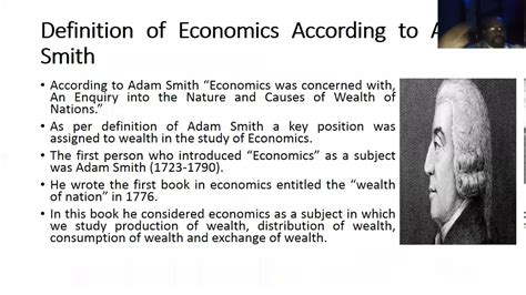 Adam Smith Economic Model