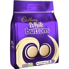 Cadbury Giant White Buttons Bag 110g Box Of 10 Cadbury Gifts Direct