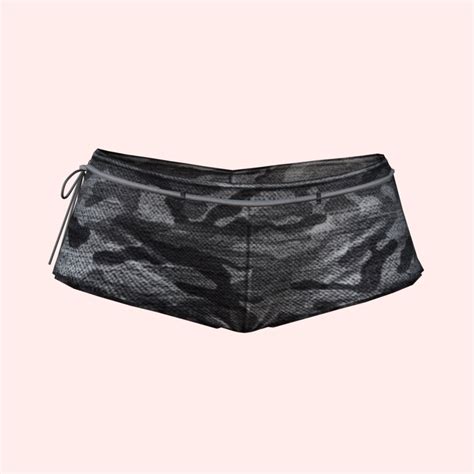 3D Model Sexy Black Army Bikini VR AR Low Poly CGTrader