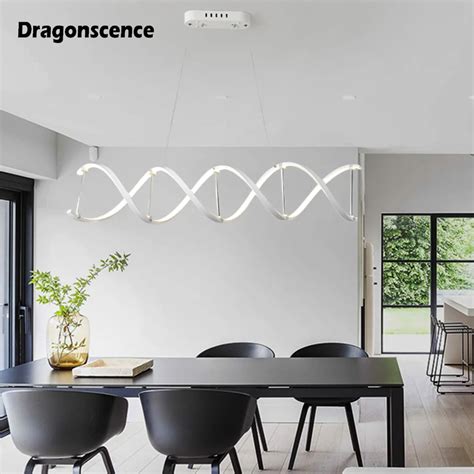 Dragonscence, двойная спираль, DNA, современный светодиодный подвесной ...
