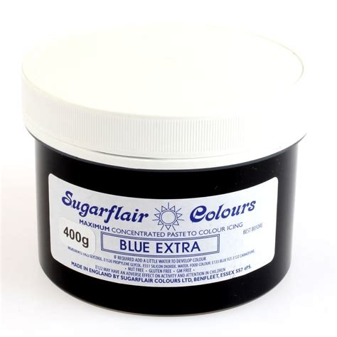 Sugarflair Blue Extra Concentrated Strong Paste Gel Colouring