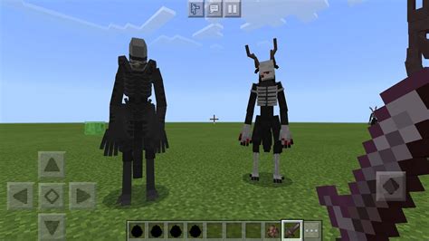 Humanoid Creatures Mod In Minecraft Pe Youtube