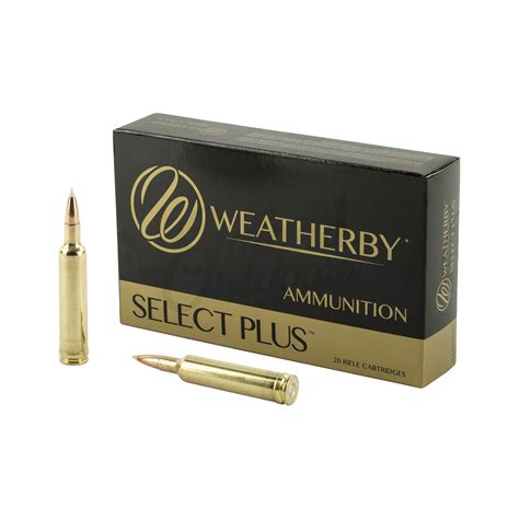 Weatherby Select Plus 257 Wby Mag 110 Grain Nosler AccuBond 20 Rounds