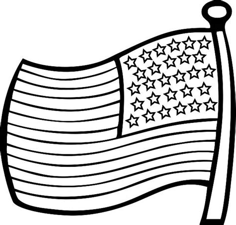 4,200+ American Flag Outline Illustrations, Royalty-Free Vector ...