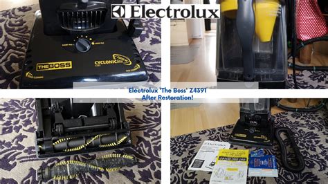 Electrolux The Boss Bagless Upright Vacuum After Restoration Youtube