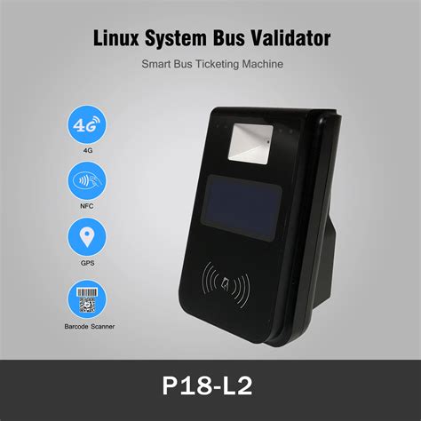 Ticketing System RFID NFC Bus Smart Card Reader With Barcode Scanner