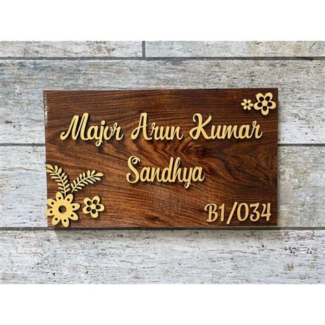 Create A Stylish Name Board Design For Your Home Or Office