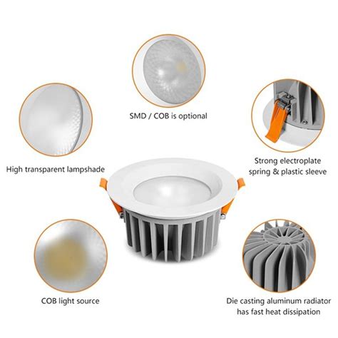 China Customized IP54 Anti Glare COB LED Down Light Manufacturers