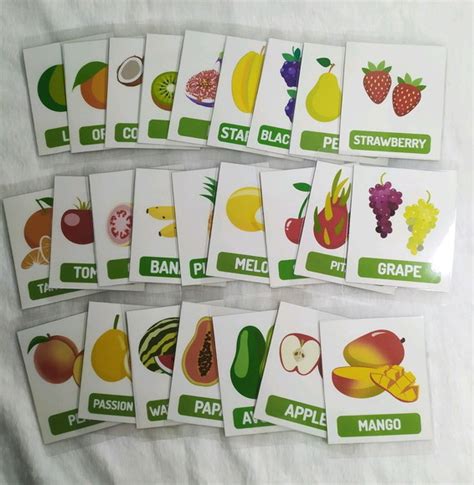 Flashcards Frutas Ingl S Elo Produtos Especiais