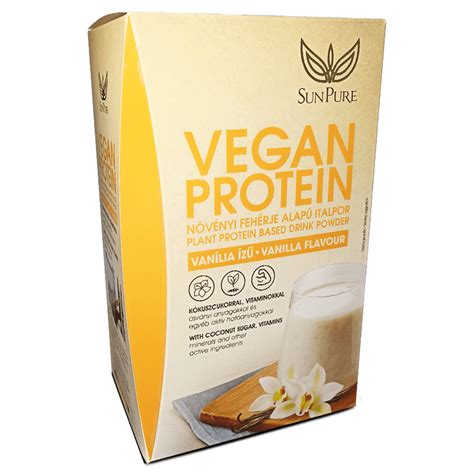 Vegan Protein Sunpure Des T Szer Mentes Van Lia Z G Sunpure