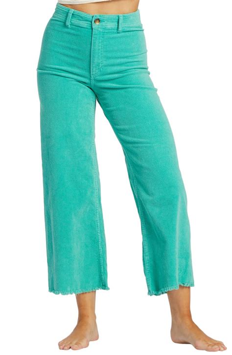 Billabong Free Fall High Waist Wide Leg Corduroy Pants Nordstrom