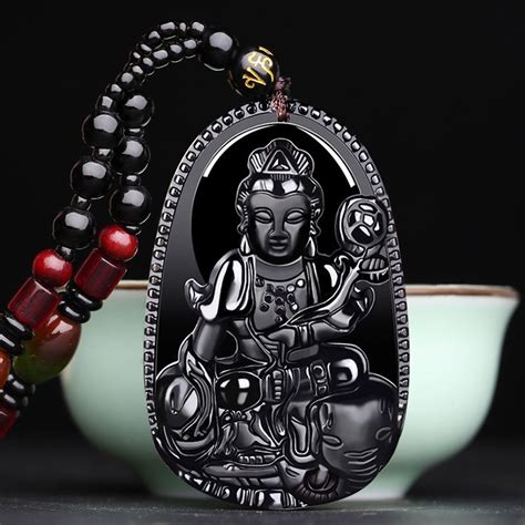 Consecrated Zodiac Buddha Patronus Obsidian Pendant Amulet Master Su