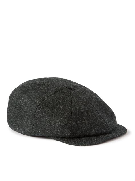 Lock And Co Hatters Bolton Shetland Wool Tweed Flat Cap Gray Lock And Co Hatters