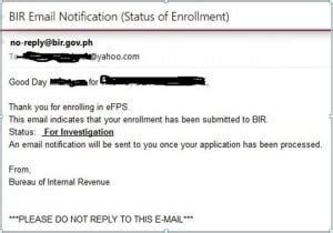 How To Register With The Bir Efps Efiling And Payment System