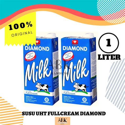 Jual Susu Diamond Uht Full Cream Liter Diamon Full Cream Uht L