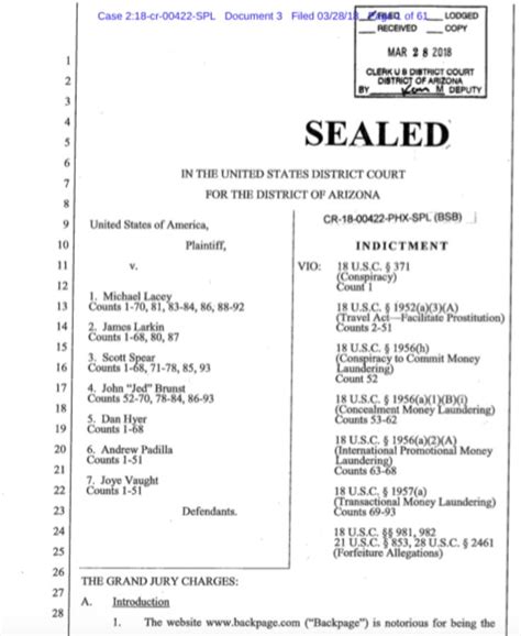 Backpage Indictment Details Sex Trafficking Money Laundering