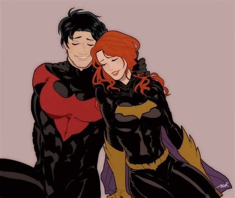 Dick Grayson Nightwing And Barbara Gordon Batgirl The New 52 Dc Comics D Pinterest